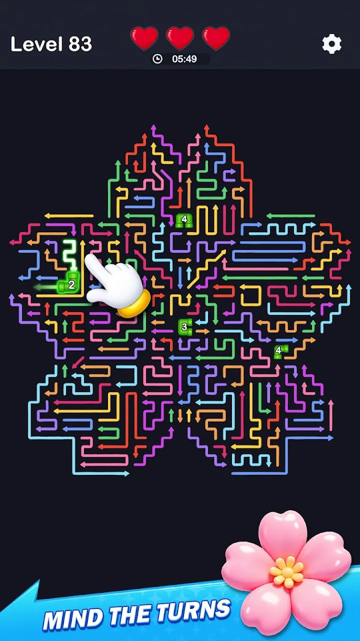 Screenshot Happy Arrow Trip — Übersicht